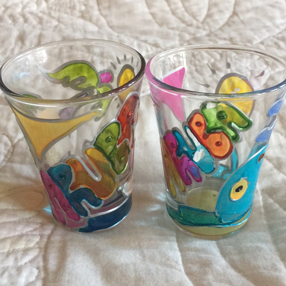 I ❤️ Aruba Tequila shot glass SET